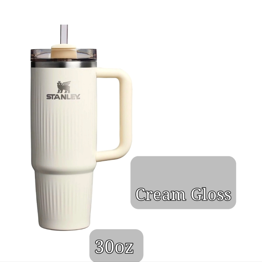 Stanley 30oz Metallic Adventure Tumbler "Cream Gloss"  NEW